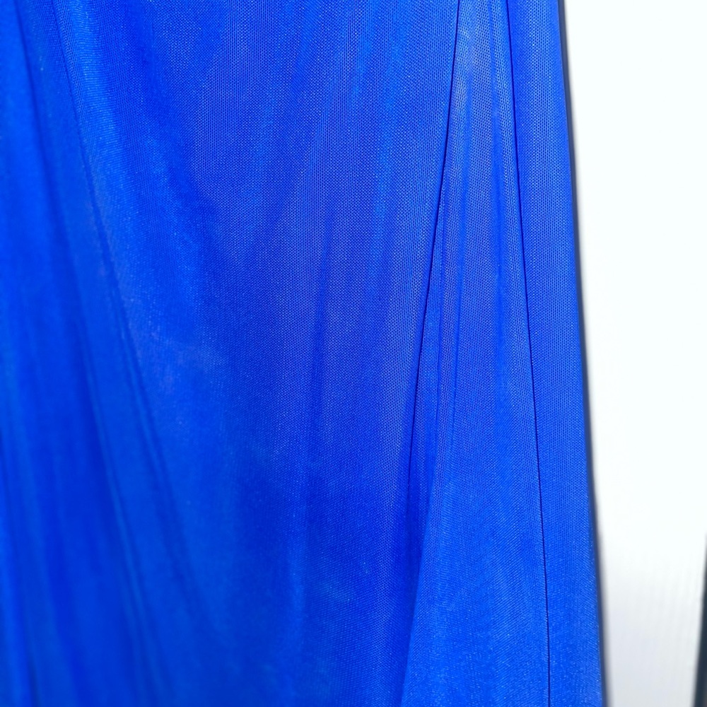 Blue prom dress